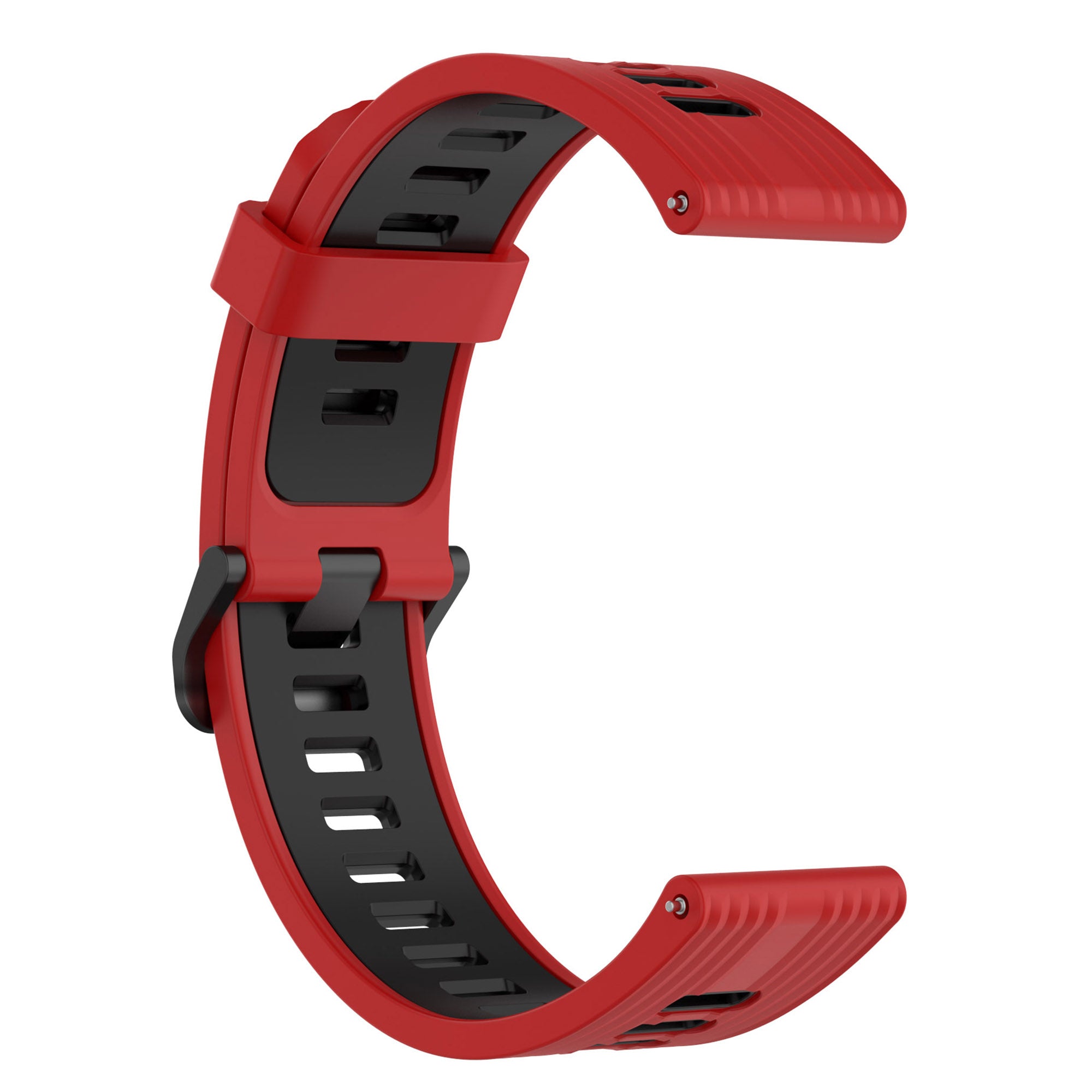 20mm Stripes Design Bi-color Silicone Soft Watch Band Adjustable Wrist Strap for Huawei Watch GT3 42mm Samsung Galaxy Watch4 40mm 44mm 20mm Stripes Design Bi-color Silicone Soft Watch Band Adjustable Wrist Strap for Huawei Watch GT3 42mm Samsung Galaxy Watch4 40mm 44mm